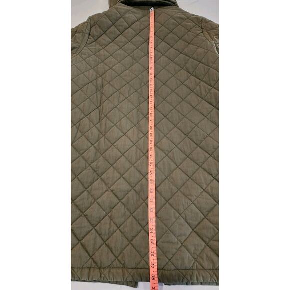 L.L. Bean Women's Bean Cozy Warm Thermore Quilted Coat Khaki Green Size XL - Picture 12 of 12